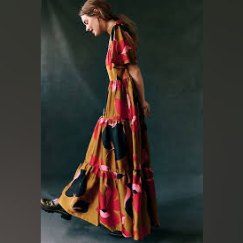 Anthropologie Corey Lynn Calter Gianna
Tiered Maxi Dress Size Medium - Picture 4 of 4